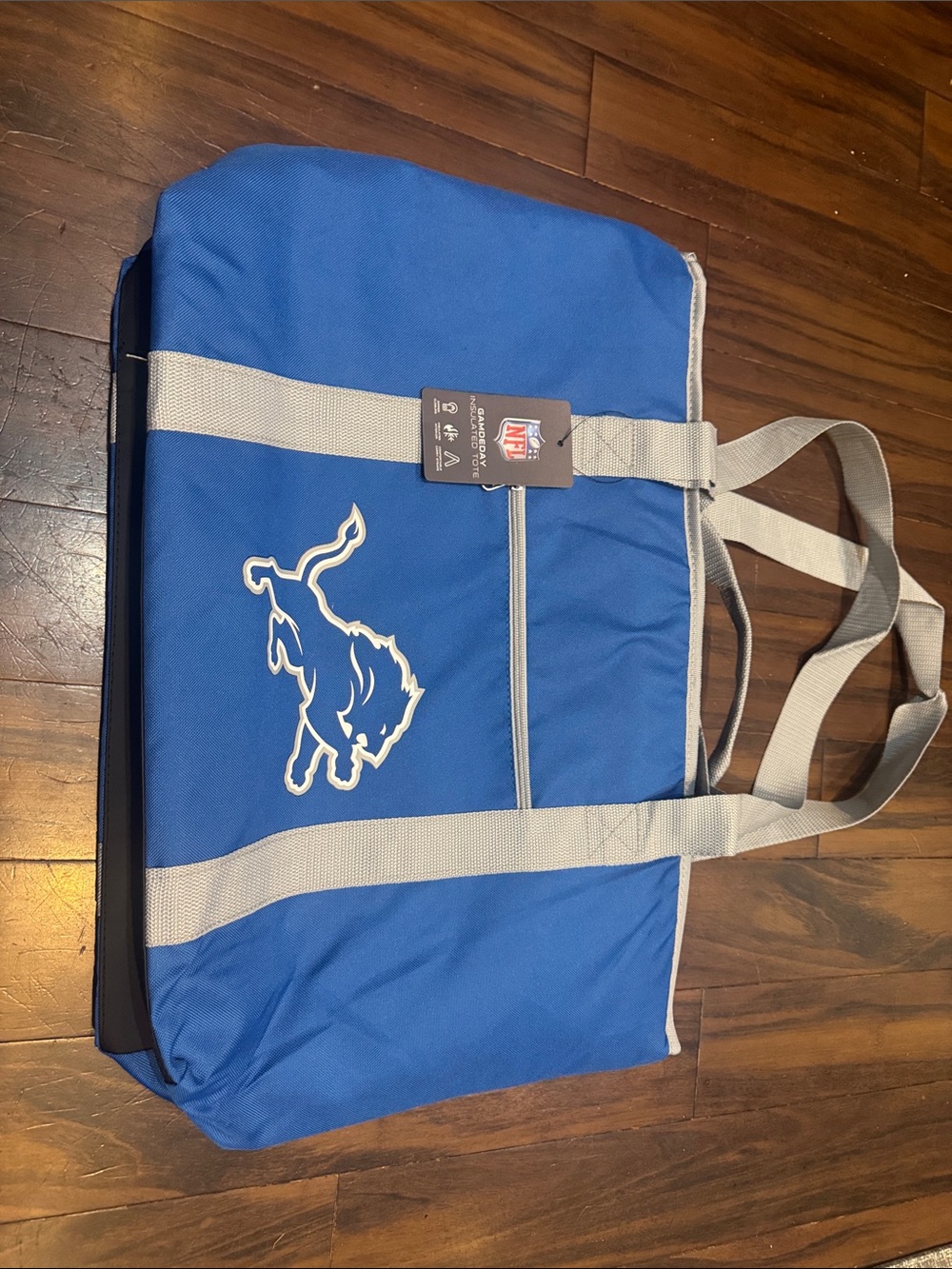 Detroit lions nfl game day insulated tote